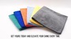 Microfiber Wholesale 12x12 Cleaning Cloth Pack of 12 Car Towel Black 1