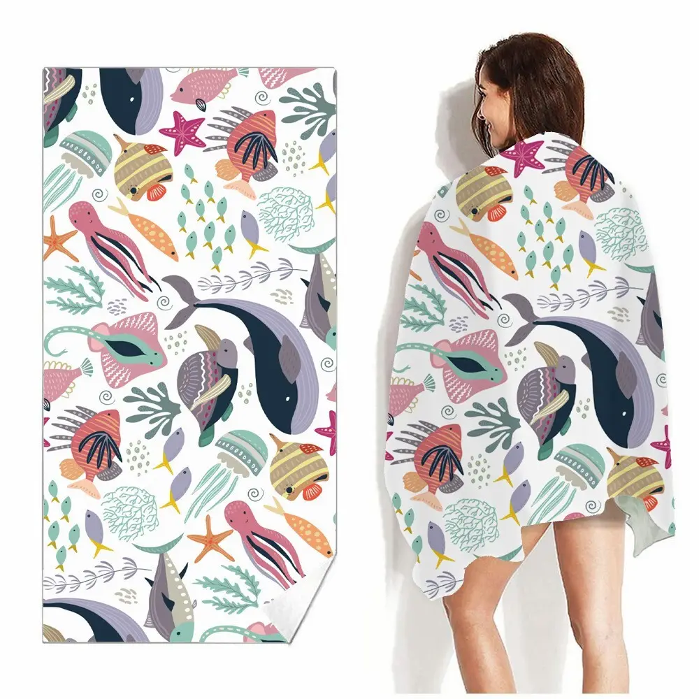 Customized Microfiber Towels Supply for Beach 7
