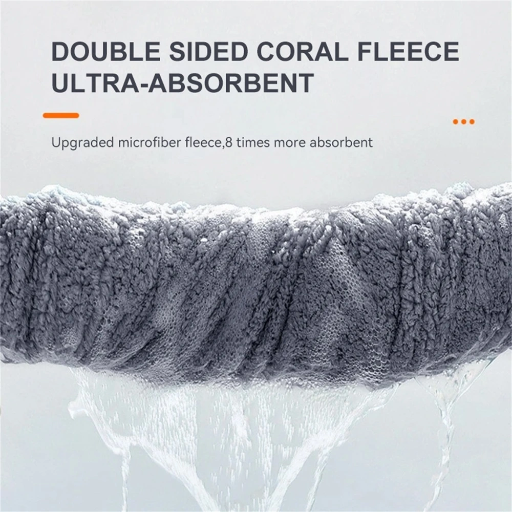 Car Microfiber Towels 500GSM Edgeless Coral Fleece 1