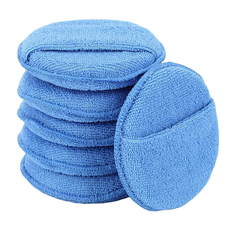 Microfiber Wax Applicator Ragmage Car Waxing Polishing Pad 1