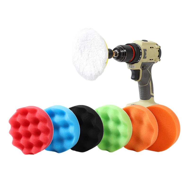 Roundness Sponge Wool Bonnet Pads Kit for Car Polishing And Buffing 1