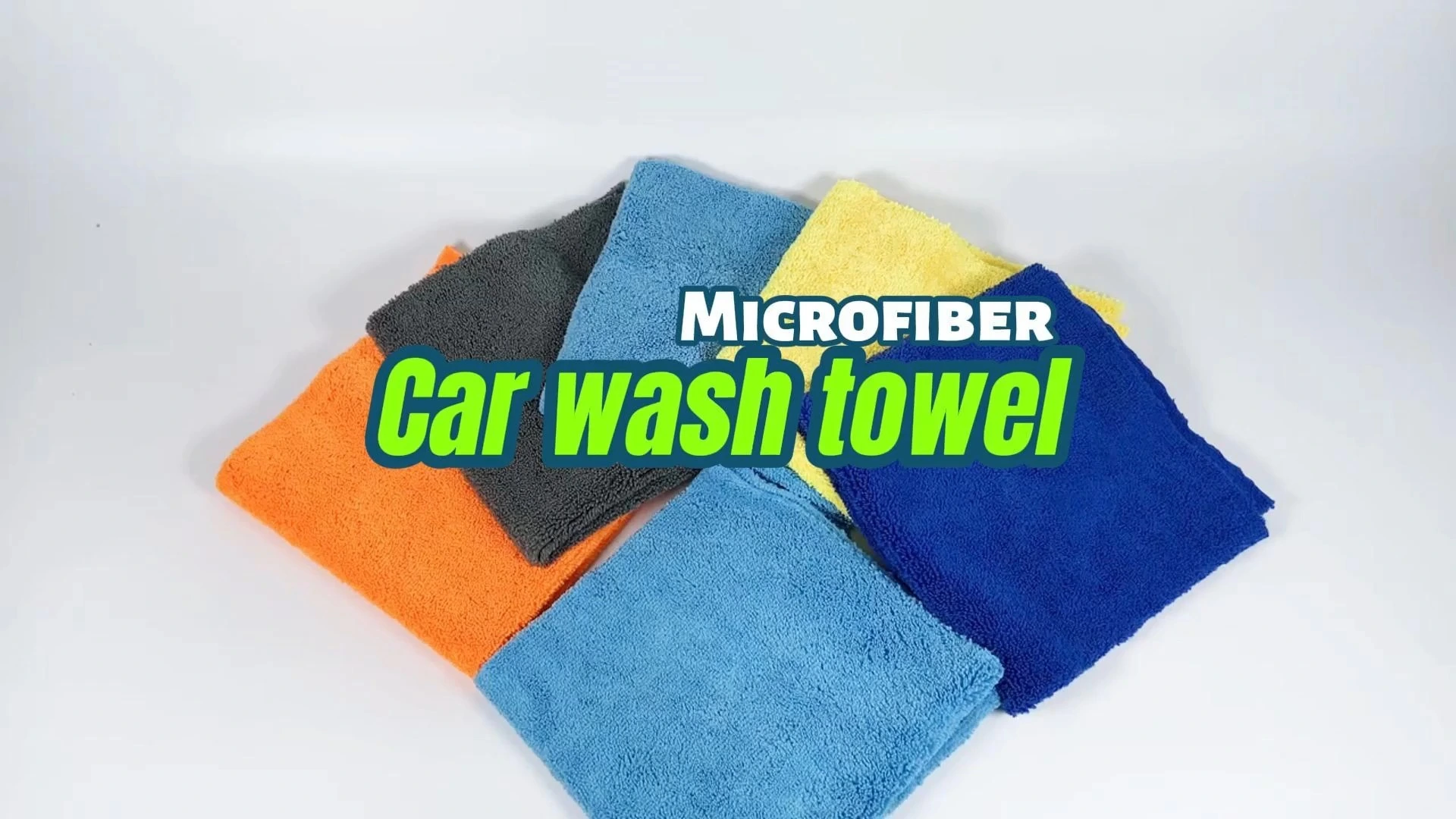 Microfiber Car Cleaning Towel 2-Pack edgeless dual pile car drying towel 1