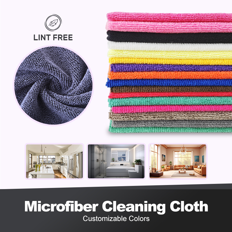 Microfiber Wholesale 12x12 Cleaning Cloth Pack of 12 Car Towel Black 3