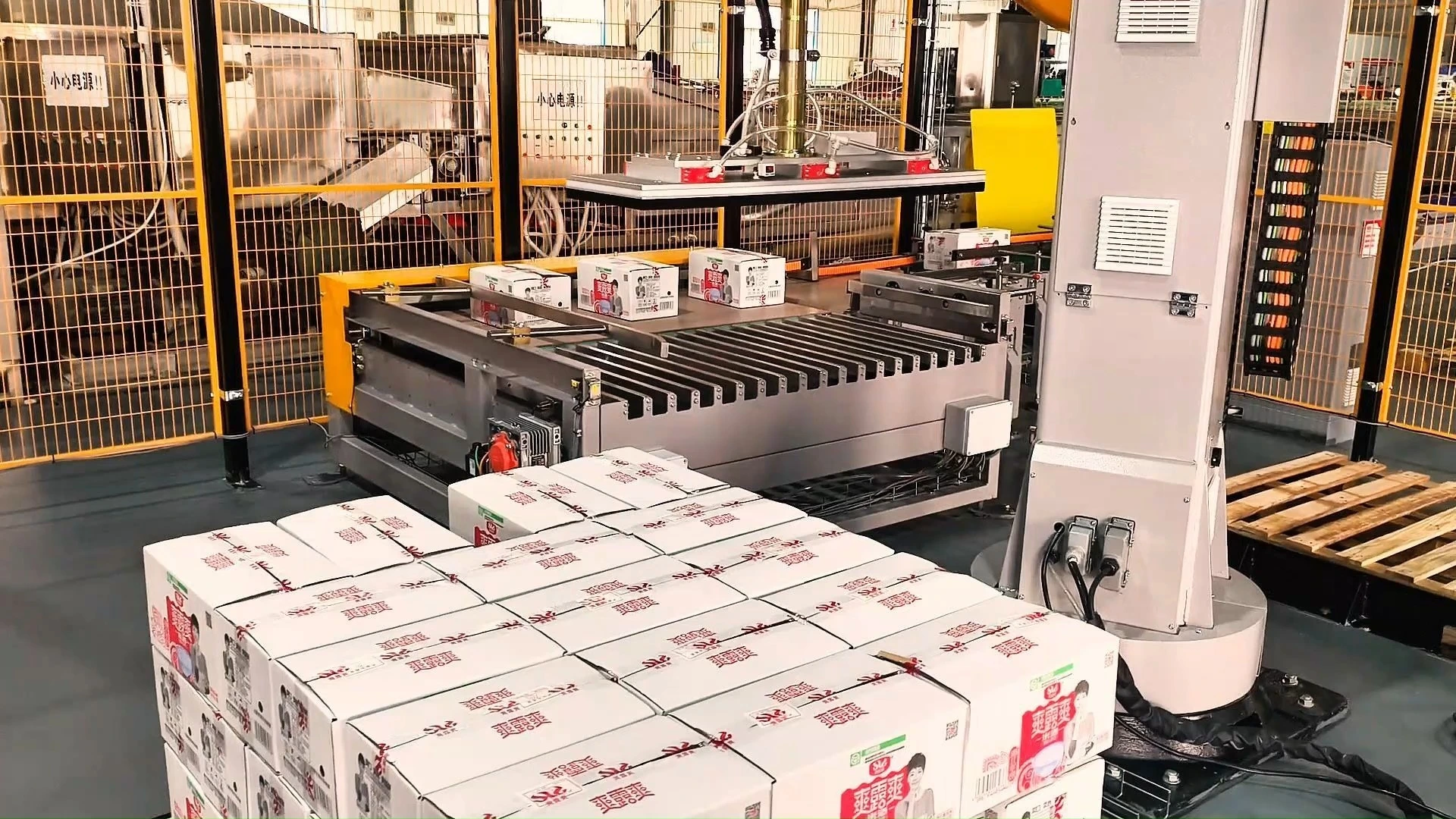 Roboter-Palettierer für 4-Kartons 1