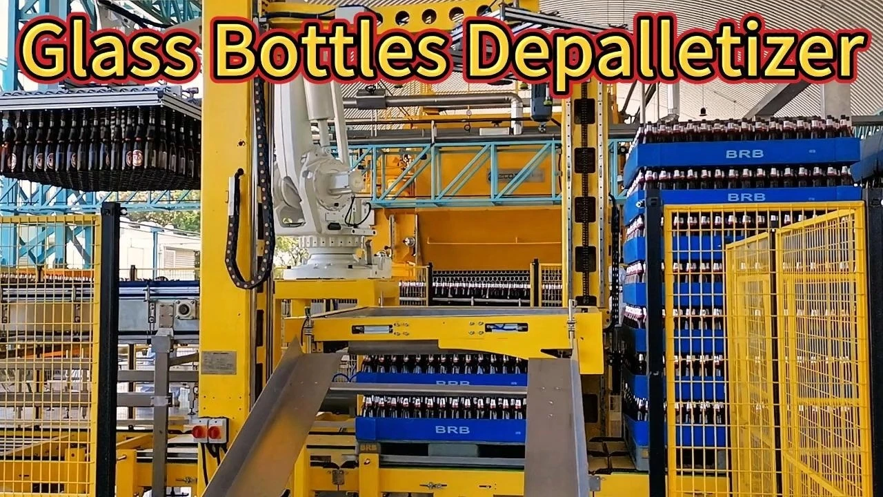 شاحنات تفريغ زجاجات من منصات التحميل 1