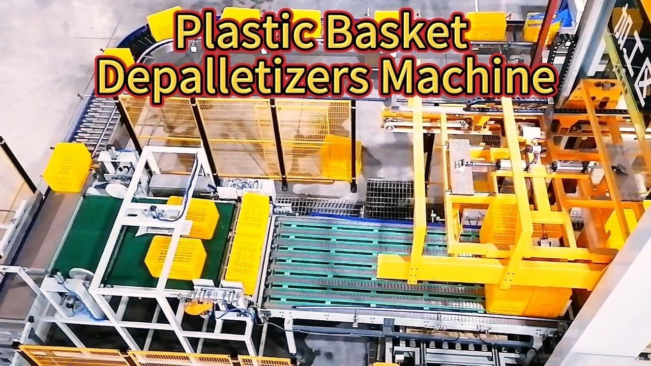Plastic Basket Depalletizers Machine 1
