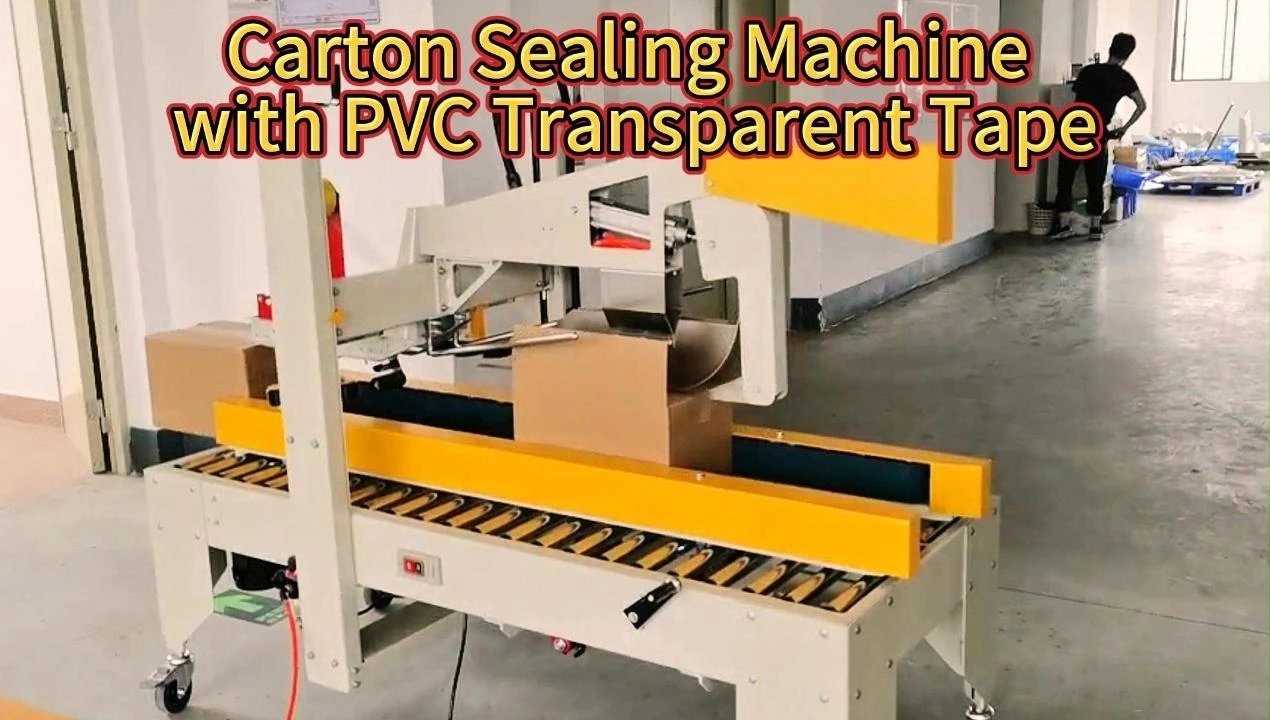 Carton Sealing Machine with PVC Transparent Tape 1