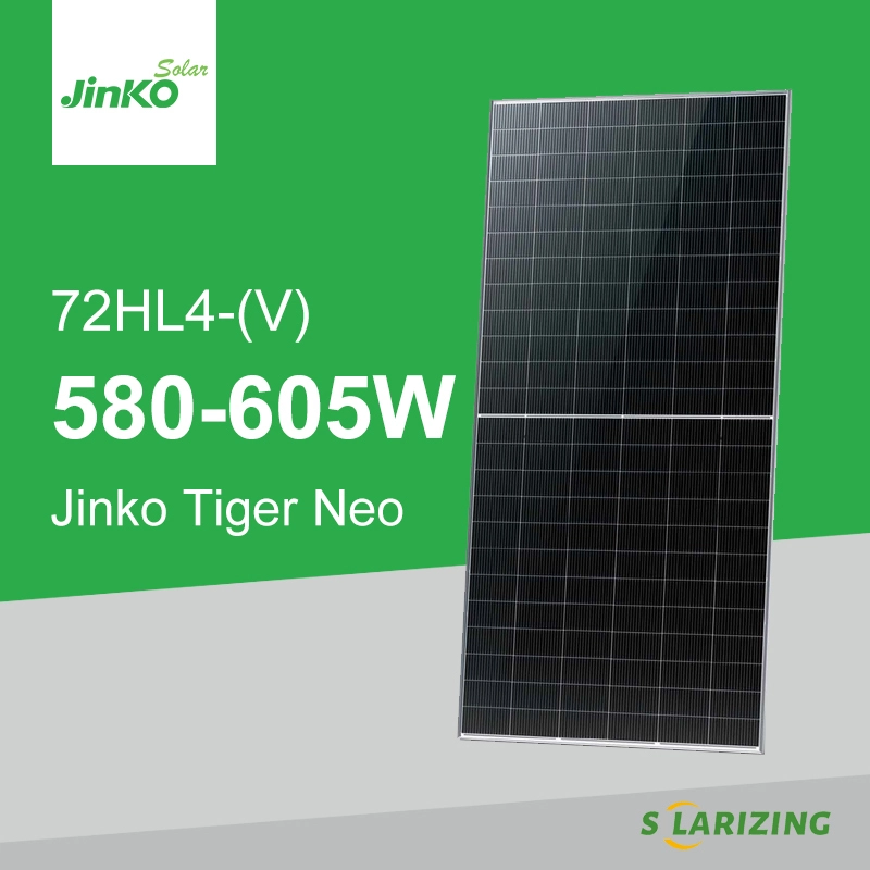 Jinko580-605W Solar Panels 72HL4-(V) 580W 585W 590W 595W 600W 605W 1