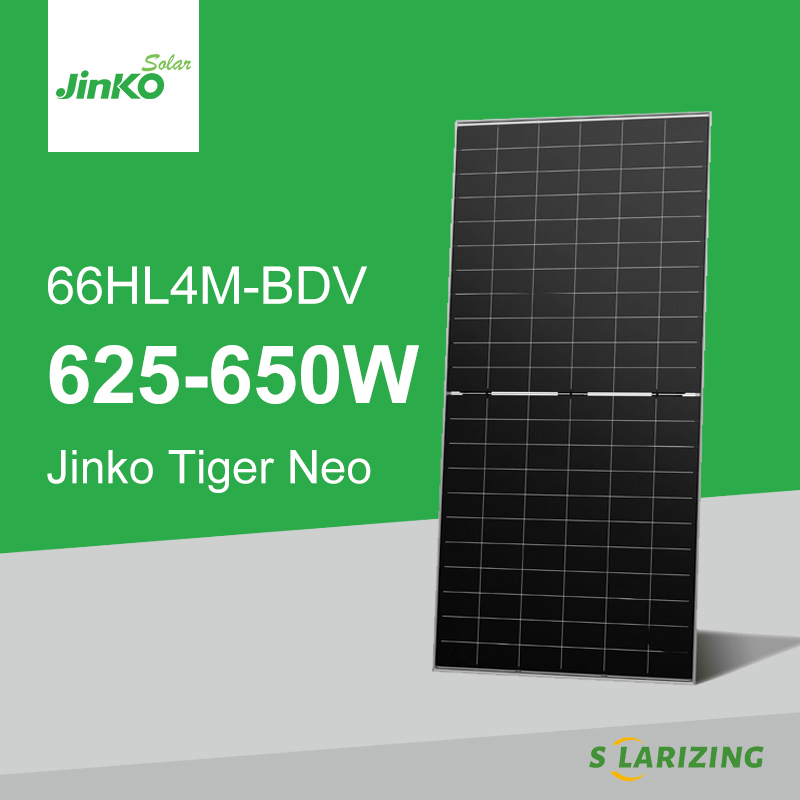 Jinko625-650W Solar Panels 66HL4M-BDV 625W 630W 635W 640W 645W 650W