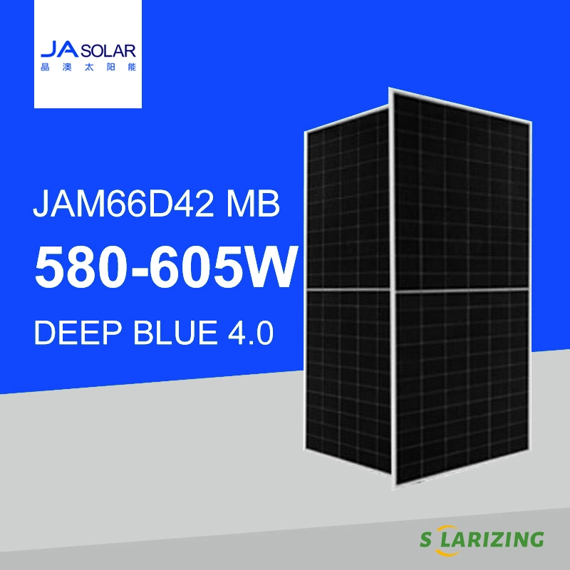 JA 580-605W Solar Panels  JAM66D42 MB 580W 585W 590W 595W 600W 605W 1
