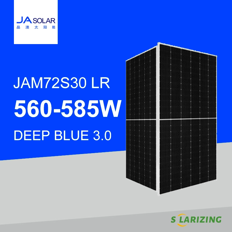 JA 560-585W Solar Panels JAM72S30 LR  560W 565W 570W 575W 580W 585W 1