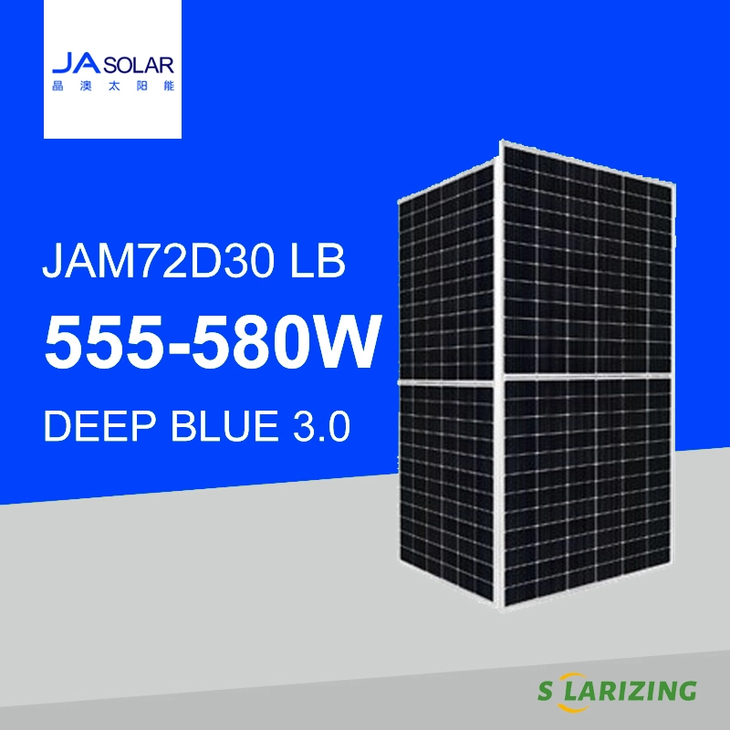 JA 555-580W Solar Panels JAM72D30 LB  555W 560W 565W 570W 575W 580W 1