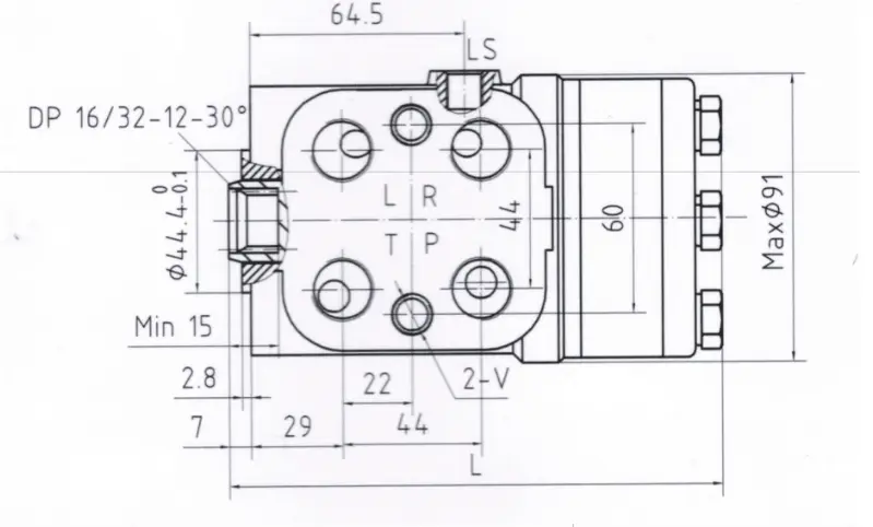 Unidade de direção hidráulica, bomba hidráulica, atacado - ChangJia 3