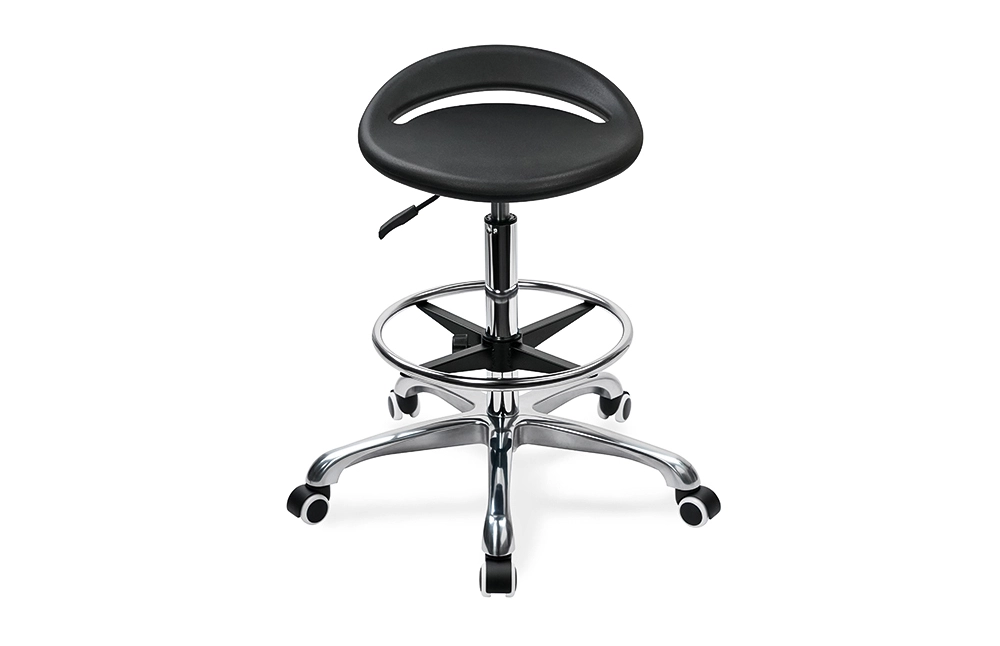 Moderní PU Swivel Chair IC096 Úpravy výšky Nastavitelný prsten nohou & 5-star základna | Ideální pro Office & Studio používání 1