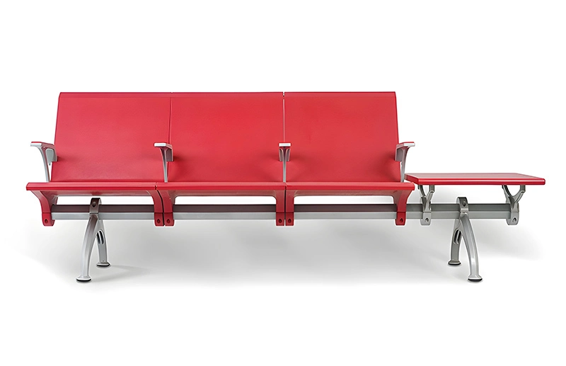 Aluminum Airport seating PU waiting chair For Airport Lounge Area LC098 ODM OEM Customized By HEWEI 1