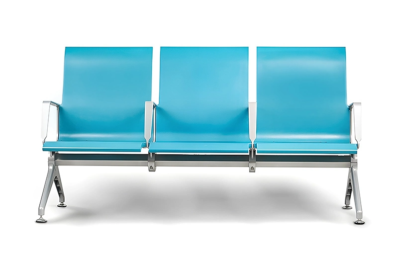 HEWEI PU Waiting Chairs Aluminum Frame LC138 Ideal for Airports & High-Traffic Areas 1