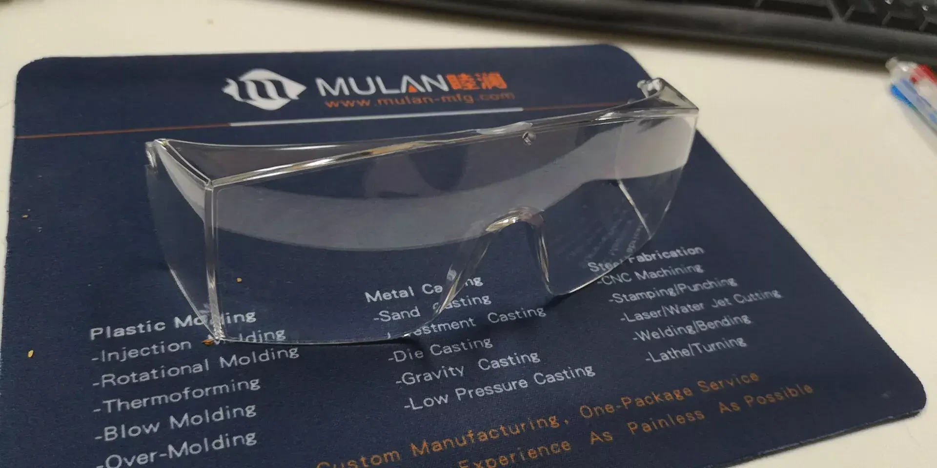 Quality PC injection molded protective mask | MULAN 1