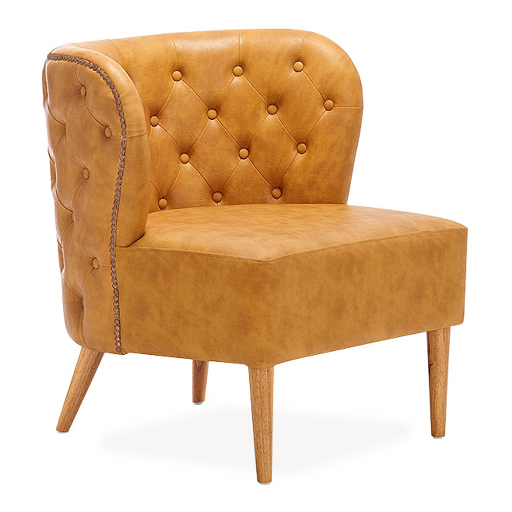 New Style Button Leisure Sofa Chair For Coffee Restaurant HS048 1