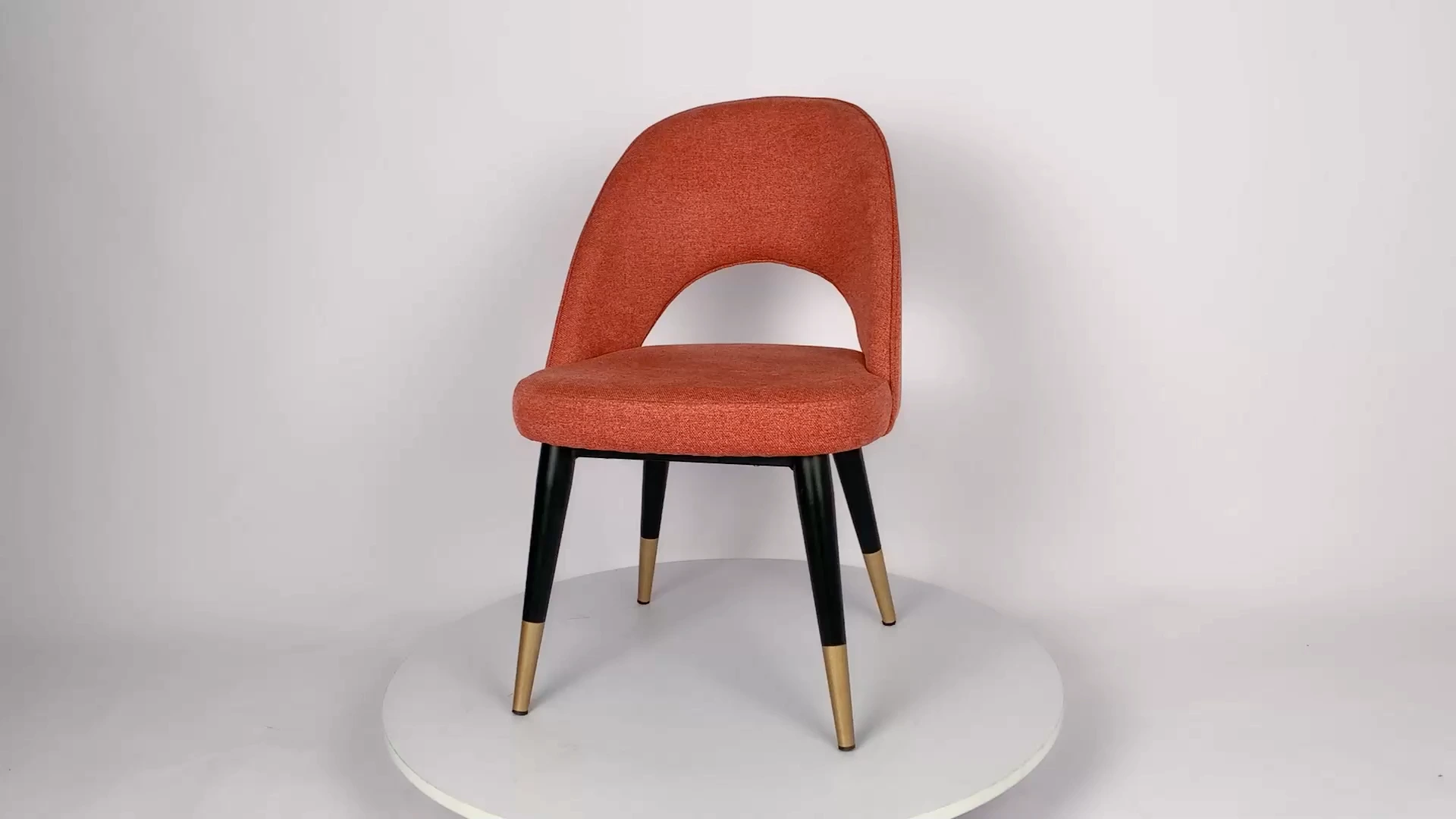 Upholstered Leather Dining chair For Dining Room Hotel Restaurant HL001-2 1