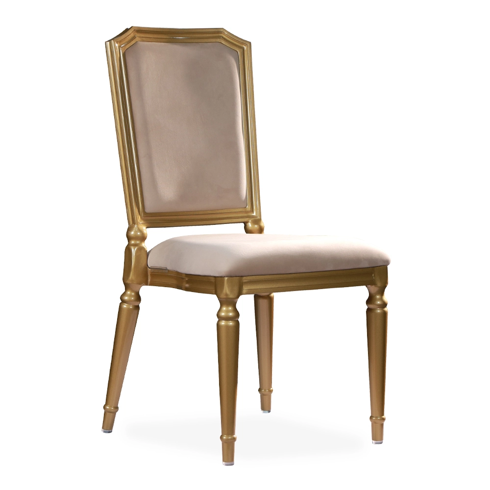 Stackable Gold Wedding Event Chairs For Weddding Restaurant  HI581 1