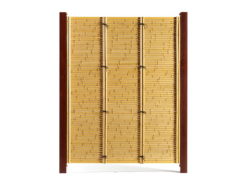 Japanese-style aluminum alloy frame plastic PVC outdoor bamboo fence 1