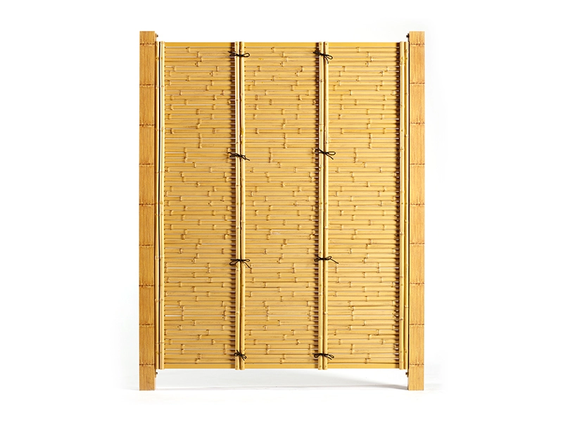 Japanese UV-Resistant Bamboo Fence - Flame-Retardant Artificial Outdoor 1