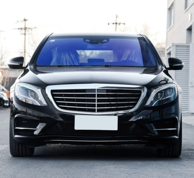 ML-YBX017 Carbon Fiber Front Bumper Canards for Mercedes Ben z S Class S63 AMG Sedan 4-Door 2014-2016 1