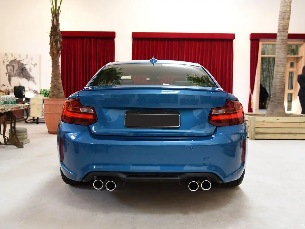 ML-XM353 For BMW F22 F87 M2 Base Coupe M Sport 2Door 2014 - 2018 Carbon Fiber Rear Trunk Spoiler Boot Wing Lip 1