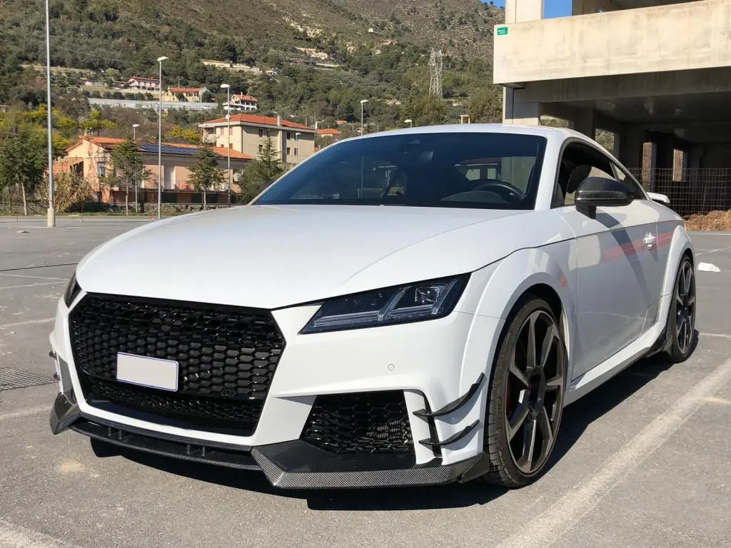 ML-YBX006 TTRS Carbon Fiber Car Front Bumper Lip Splitter for Audi TTRS MK3 8S 16-18 1