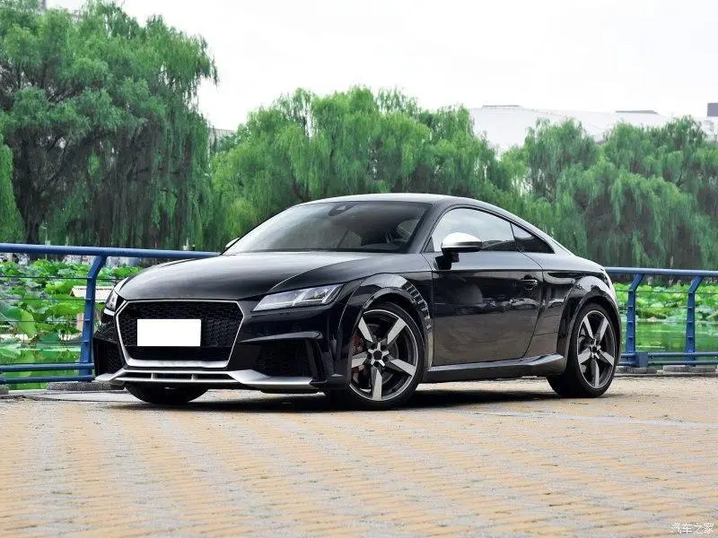ML-ZDH004 For Audi TTRS 2016 2017 2018 Carbon Fiber Front Bumper Air Vent Fender Trims Canards Fins Decoration 1