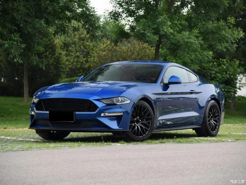 ML-ZDH003  Bumper Lip Spoiler For Ford Mustang 2-Door 2018 2019 Carbon Fiber Front Bumper Apron lip 1