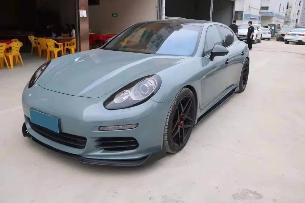 JC-HLY169 Carbon Fiber Head Front Bumper Lip Splitters Spoiler for for Porsche Panamara Base 2014 2015 2016 1