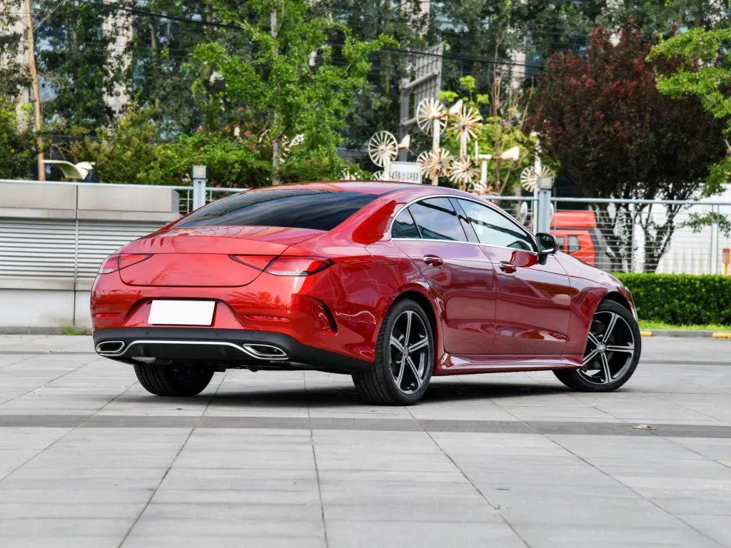 ML-HZJ020 Carbon Fiber C257 Rear Bumper Fins for Mercedes BENZ CLS63 CLS400 CLS500 CLS550 Sedan 4 Door 2018-2019 1