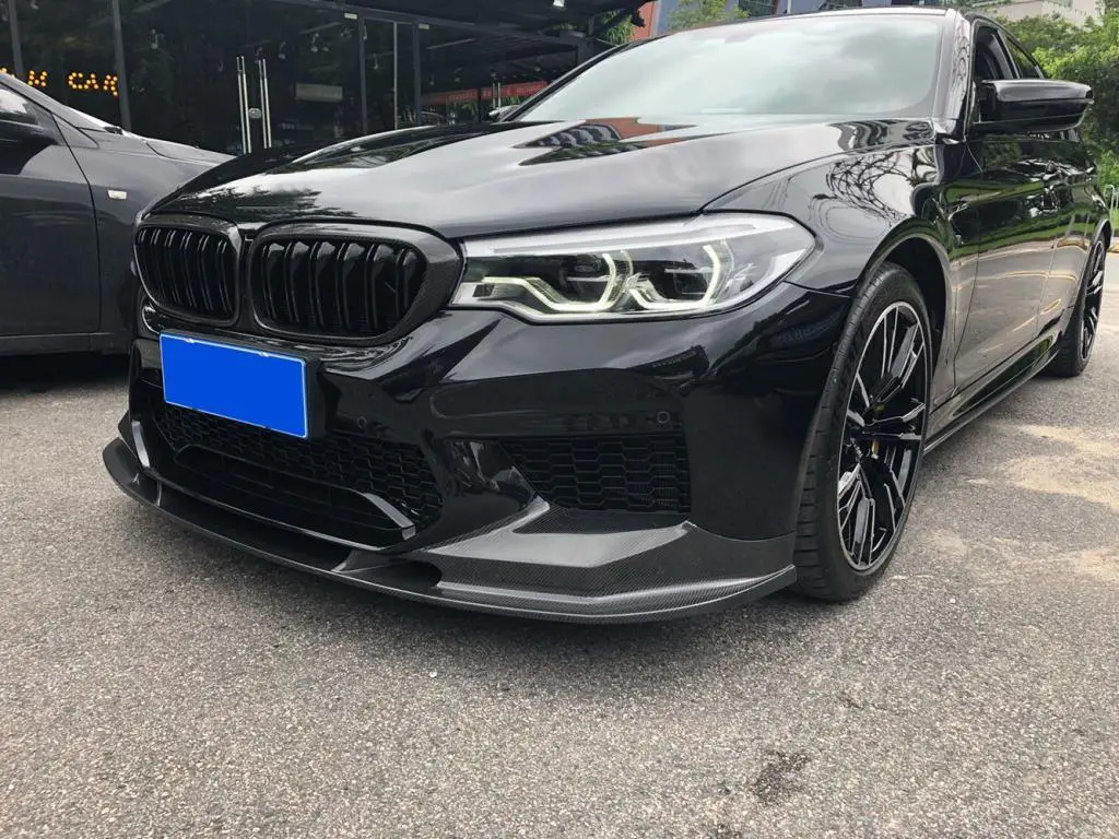 ML-YBX028 Carbon Fiber Front Bumper Lip for BMW F90 M5 Sedan 4-Door 1