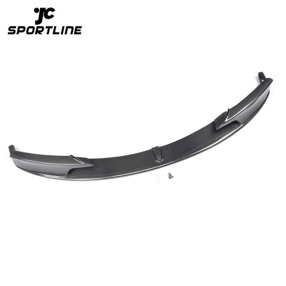 JC-20130808  For BMW 3 Series F30 F31 M Sport Car Front Bumper Lip Spoiler Winglets Splitters 2013 - 2017 Carbon Fiber / FRP Black 1