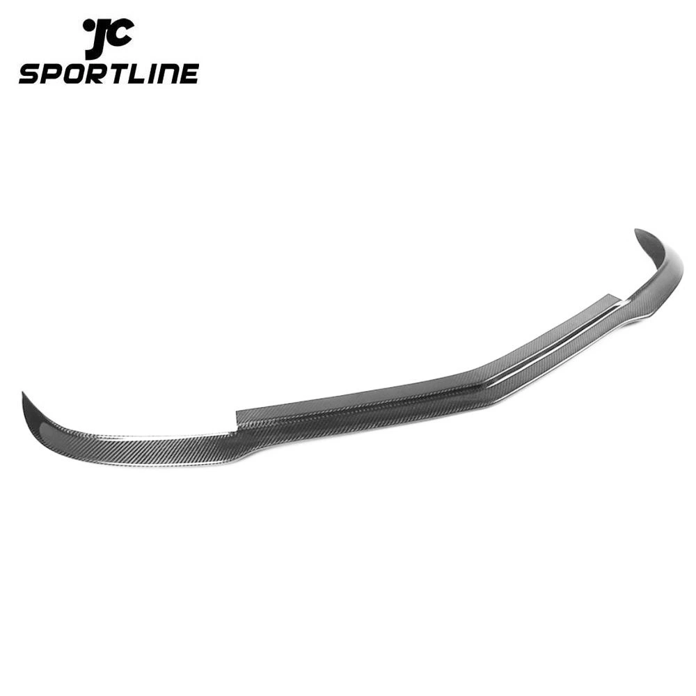 JC-XI073  Carbon Fiber / FRP Front Bumper Lip Spoiler Splitters for Mercedes-Benz C-Class W204 C63 AMG Sedan Coupe 2012 - 2014 1