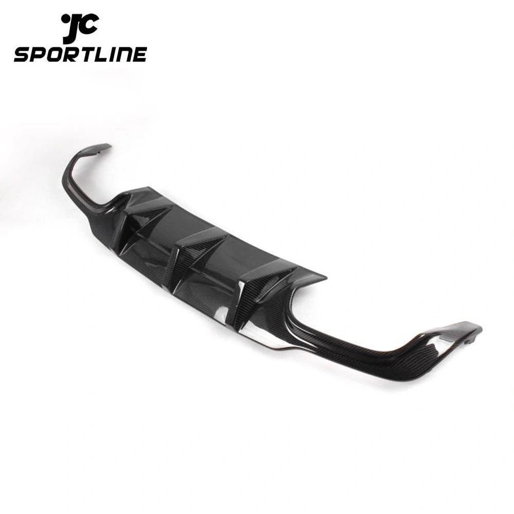 JC-20131211  Carbon Fiber / FRP Rear Bumper Lip Diffuser Spoiler for Mercedes-Benz W204 C63 AMG Sedan Coupe 2012 2013 2014 1