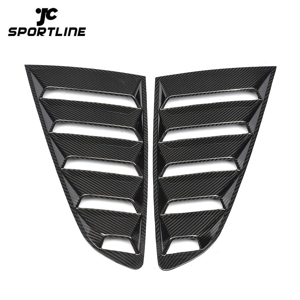 JC-XP949  Carbon Fiber Rear side Window Vents for Ford Mustang GT Coupe 2-Door 15-17 2pcs/set 1