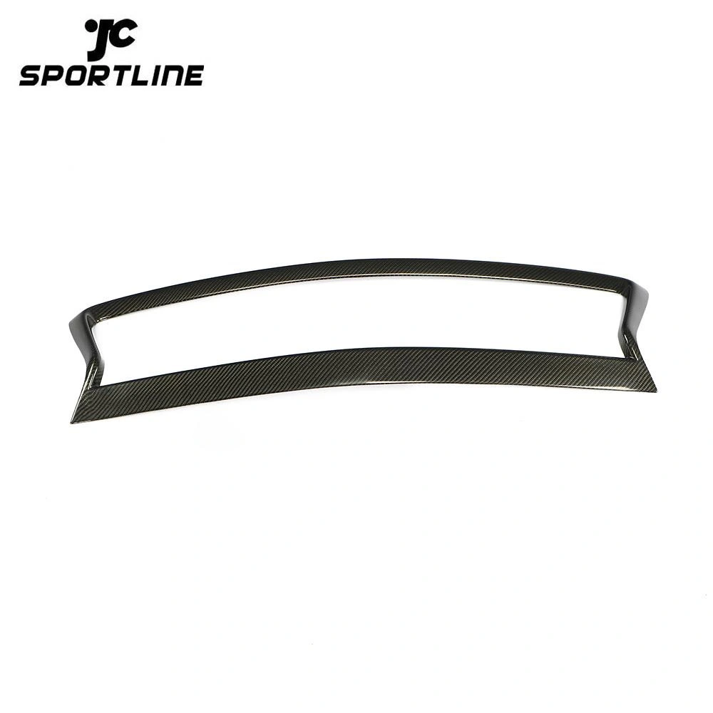 ML-YBX048  Carbon Fiber Q50 Front Grill Cover for Infiniti Q50 2018-2019 Sedan 4-Door 1