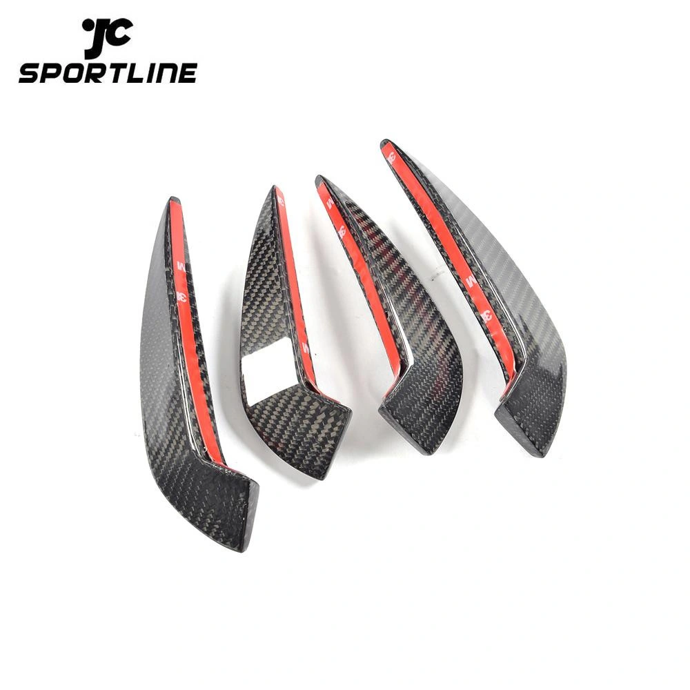 ML-XM170  Carbon Fiber Front Bumper Canards Fins Stickers for Mercedes Benz CLA200 CLA250 Sport Sedan 4-Door 2016 2017 4PCS/Set 1