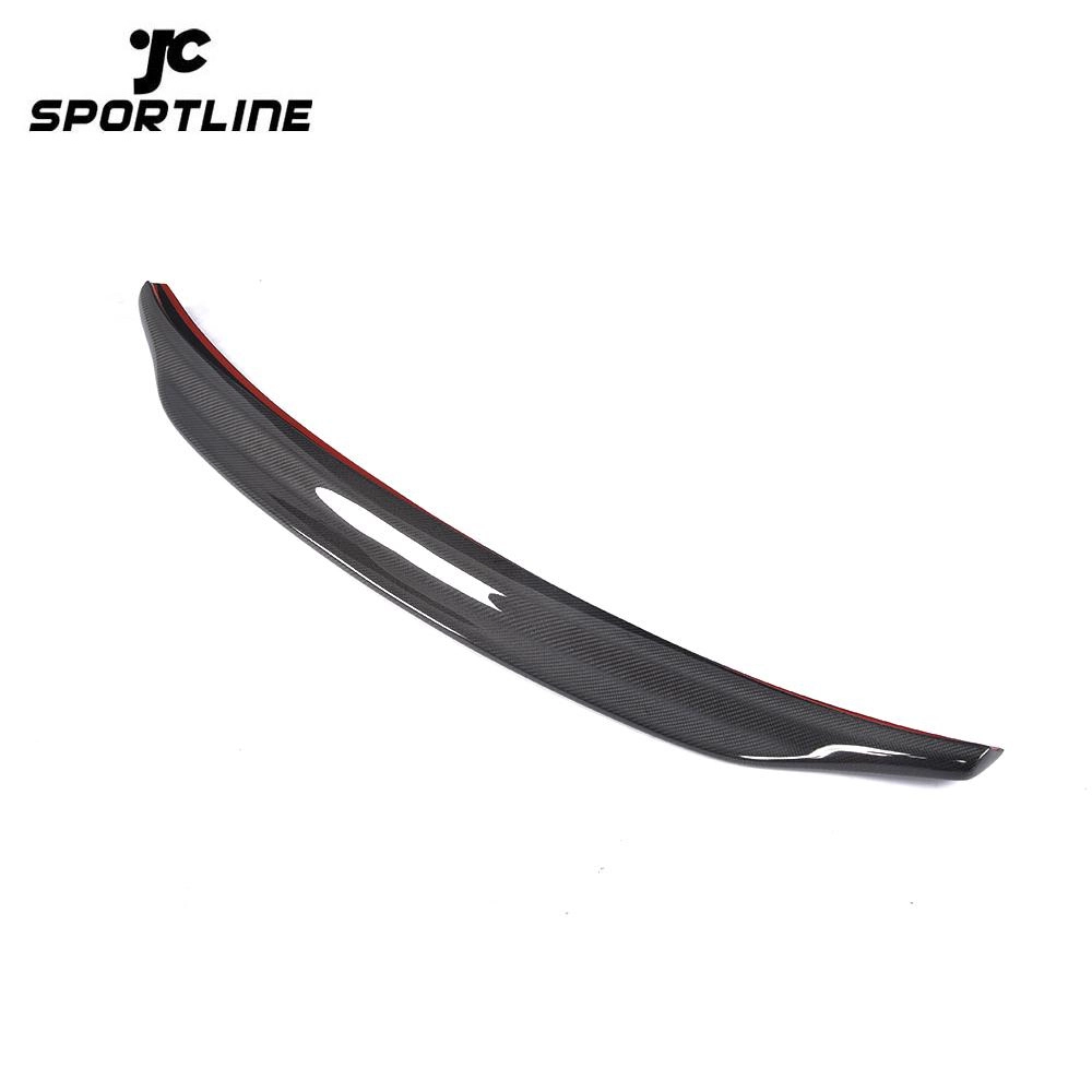 JC-ZYY065 Carbon Fiber Rear Trunk Spoiler Wing for AUDI A6 4G C7 Limo 2012 - 2018 1