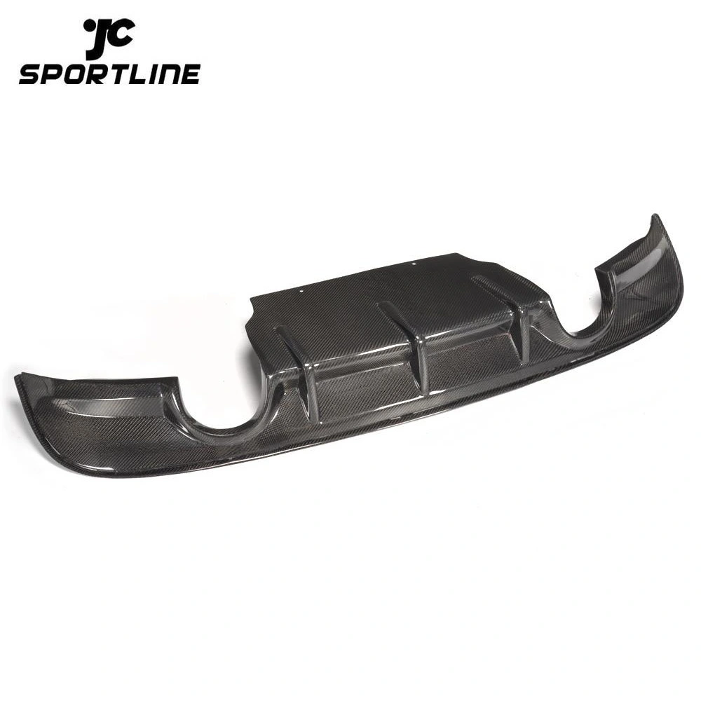 JC-20160218-1  Carbon Fiber Front Bumper Chin Lip Spoiler fit for Jaguar XE 2015 2016 1