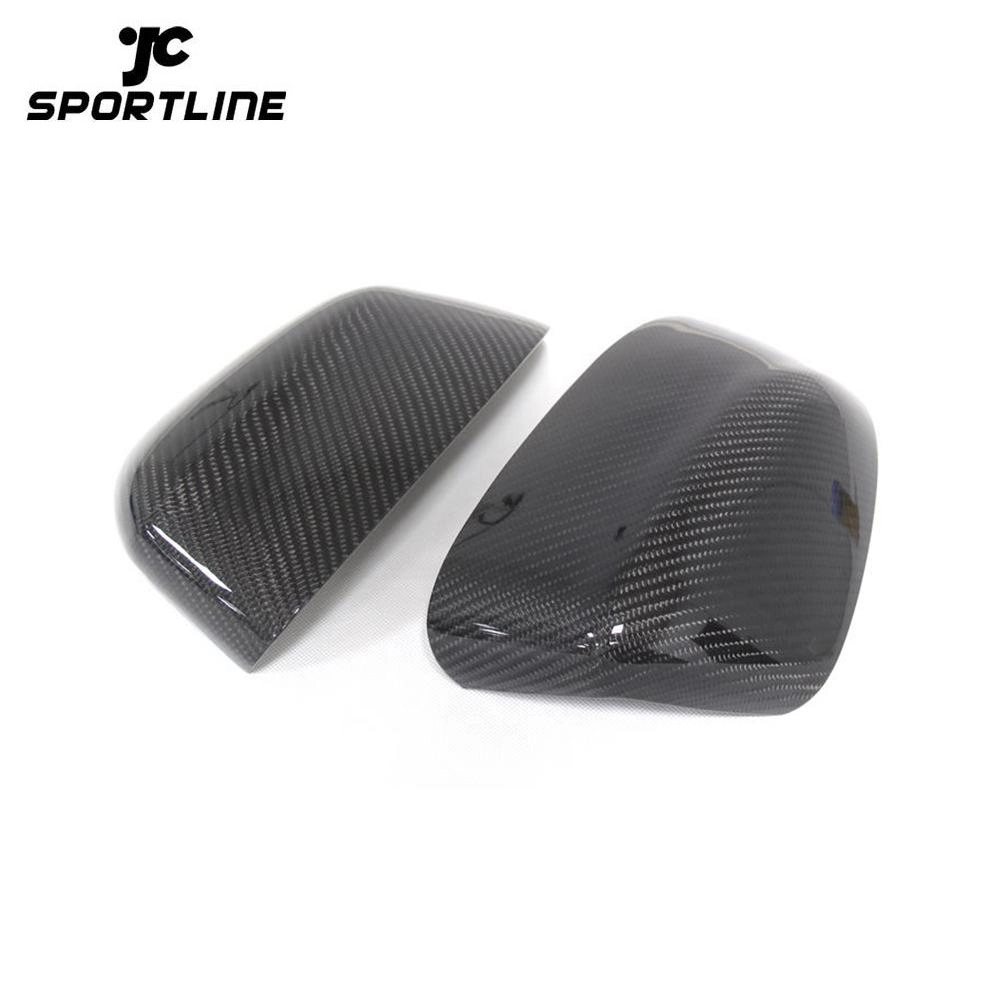 JC-HLY177 Carbon Fiber Rear Side View Mirror Cover For BMW X3 F25 X4 F26 X5 F15 X6 F16 14-17 1