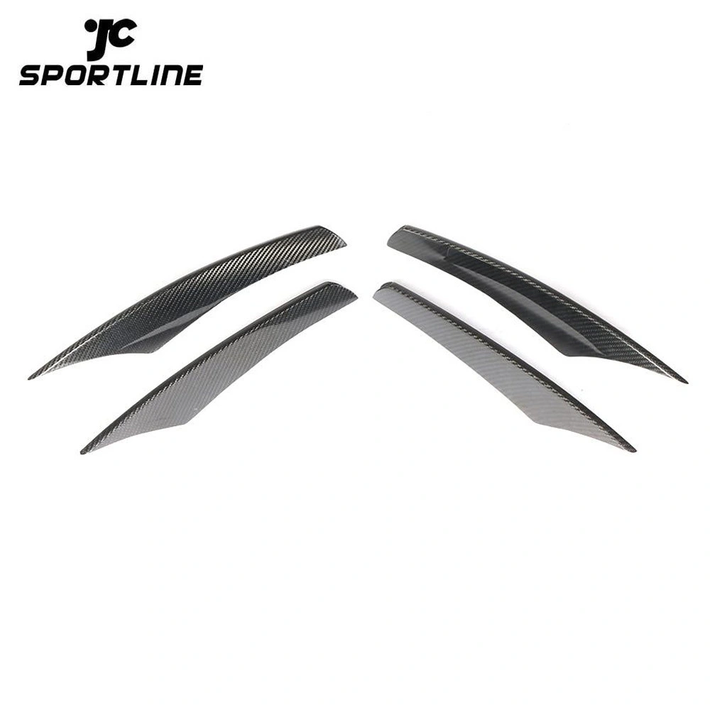 ML-LQ022  C257 Front Bumper Canards with Carbon Fiber Fog Lamp Vents for Mercedes Benz CLS400 CLS550 Sport 2018 2019 1