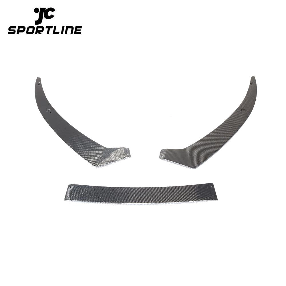 ML-YBX039 3pcs Carbon Fiber Front Lip for Audi R8 Coupe Convertible 2-Door 2016-2018 1