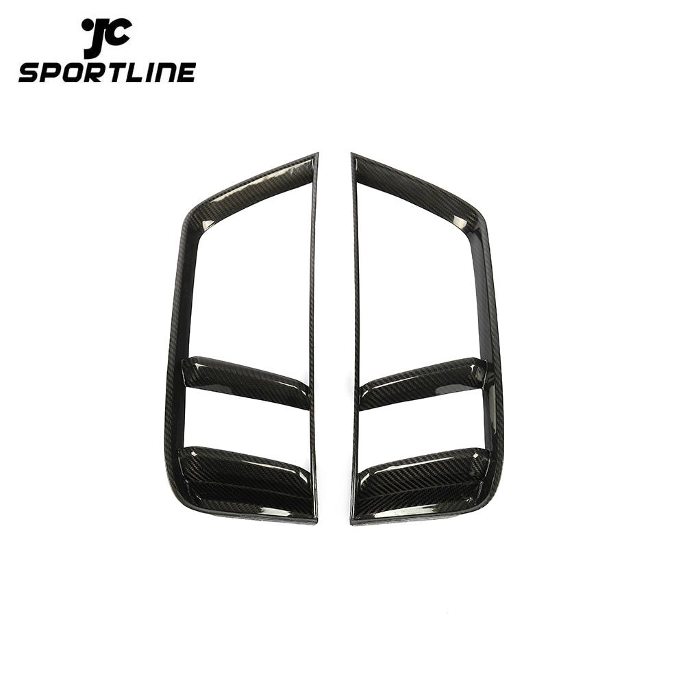 ML-LQ036 Carbon Fiber Rear Bumper Air Vents for Audi R8 Spyder Convertible 2-Door 2016-2018 1