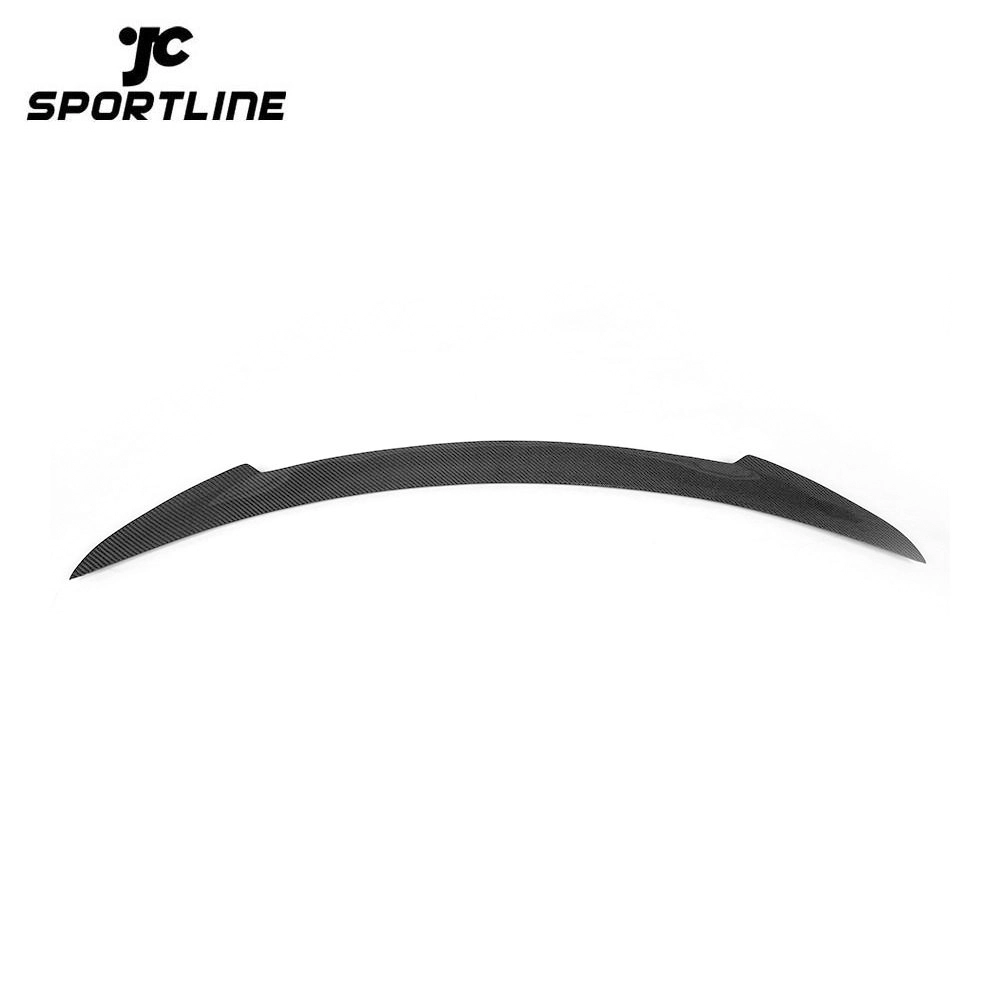 JC-XP721 Carbon Fiber Rear Trunk Lip Spoiler for Tesla Model S 85 P85 2014 UP 1