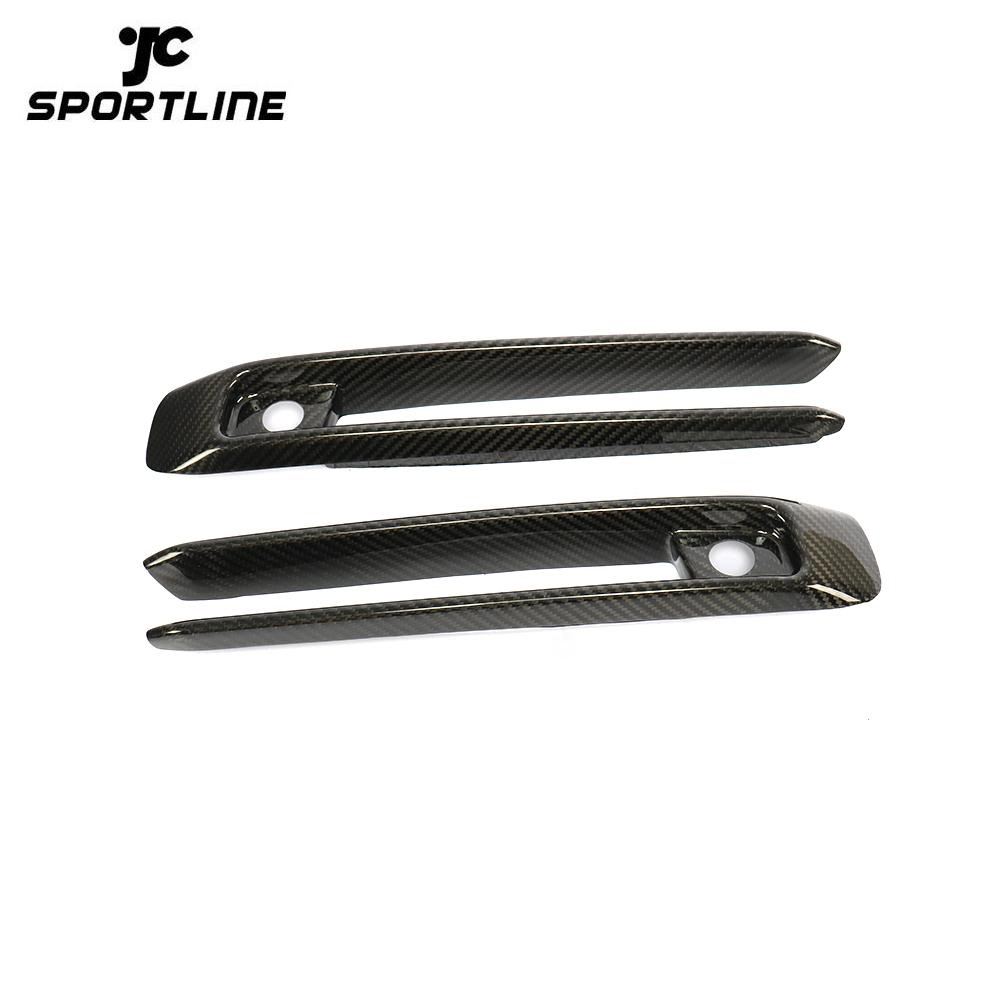 ML-QMN004 Dry Carbon Fiber LED DRL Light Frame Cover for Mercedes Benz W464 G63 G500 G550 G55 G63 2018 2019 1