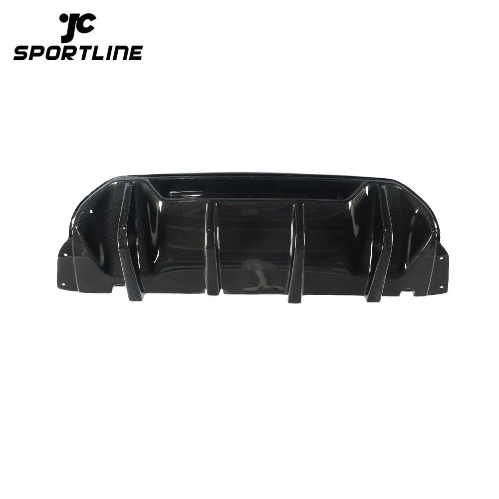 JC-HLY334 Carbon Fiber Rear Diffuser for BMW F90 M5 Sedan 4-Door 2018-2020 1
