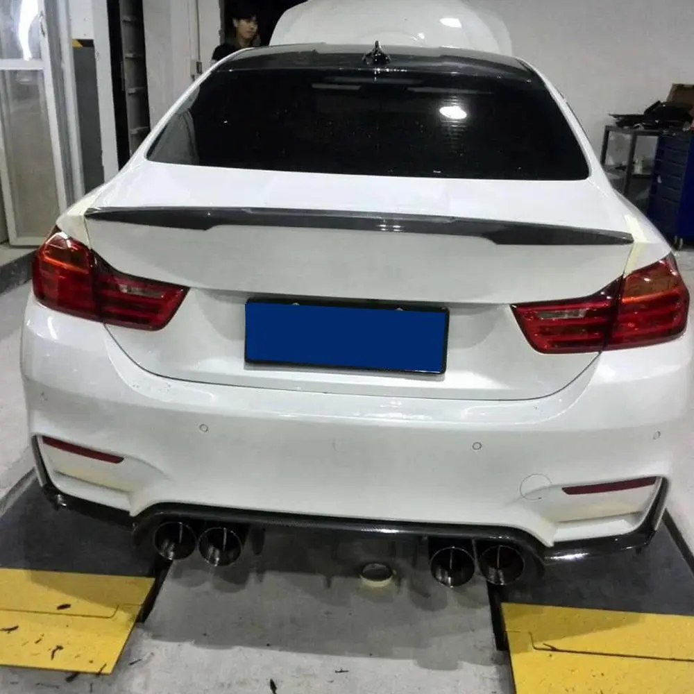 JC-XP1016 Carbon Fiber Rear Trunk Spoiler For BMW F80 M3 4Door F82 M4 2Door 2015 1